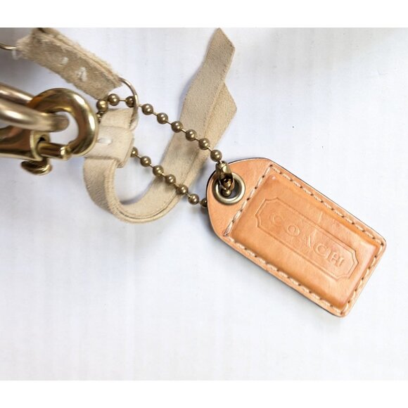 Vintage Coach Women Y2K Pastel Patchwork Crossbody Purse Pink Green Small - Picture 7 of 9